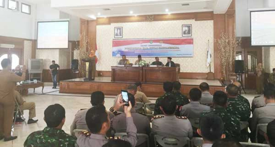 Suasana Rapat FORKOPIMDA Kukar di Pendopo Wakil Bupati