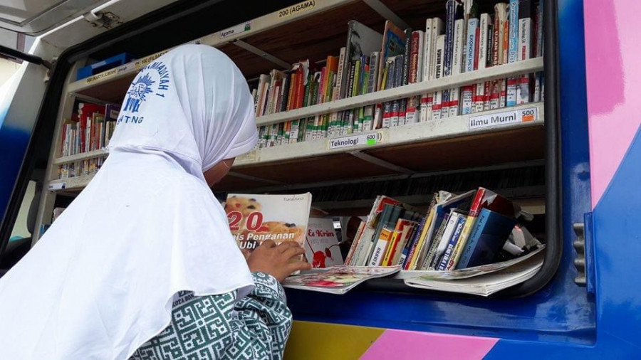 Program Perpustakaan Keliling di Kota Bontang (istimewa)