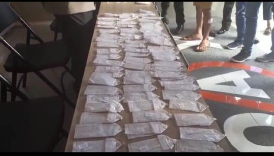 Bb yg diamankan di Mapolres Berau . (Foto humas Polres