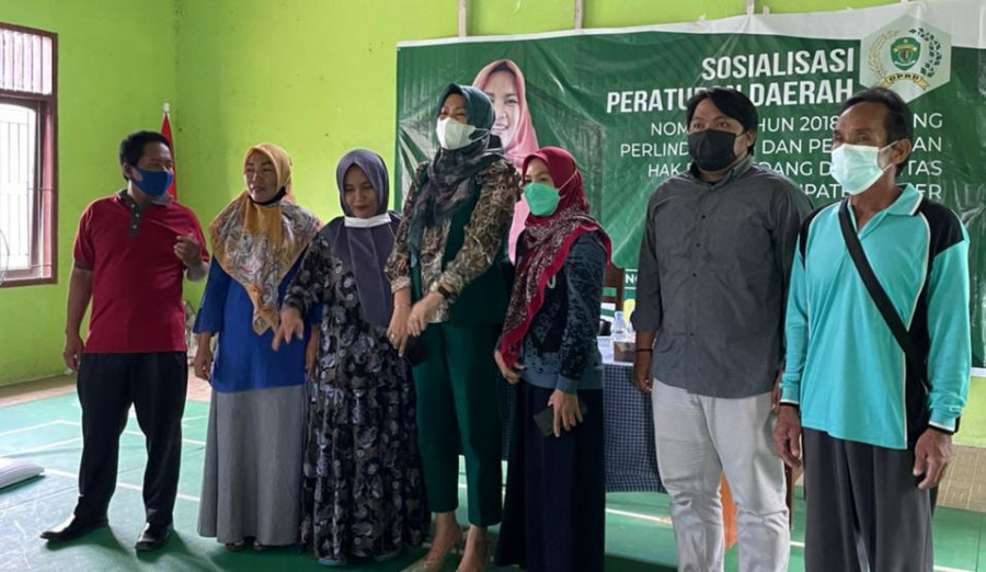 Sosper yang dilakukan Yeni Eviliana di Paser akhir pekan tadi. (Foto: Istimewa)