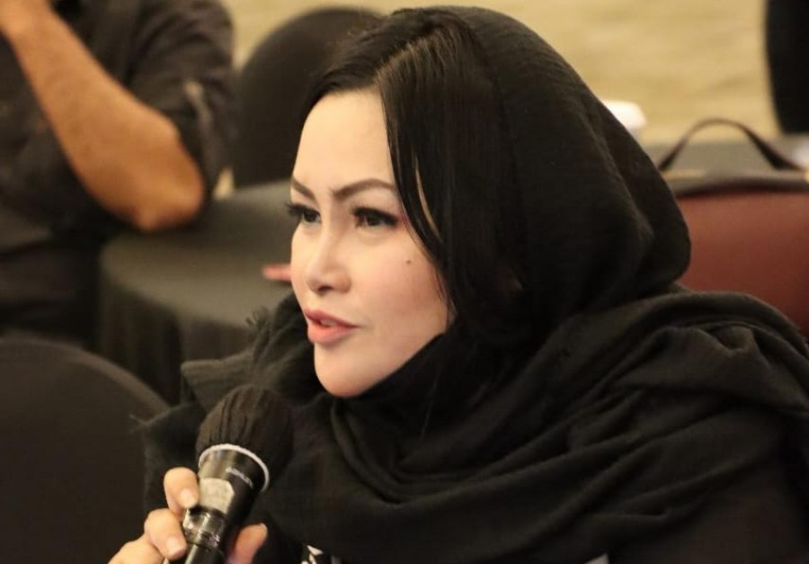 Ketua Fraksi Gerindra DPRD Kukar, Ria Handayani (Heri/korankaltim.com)