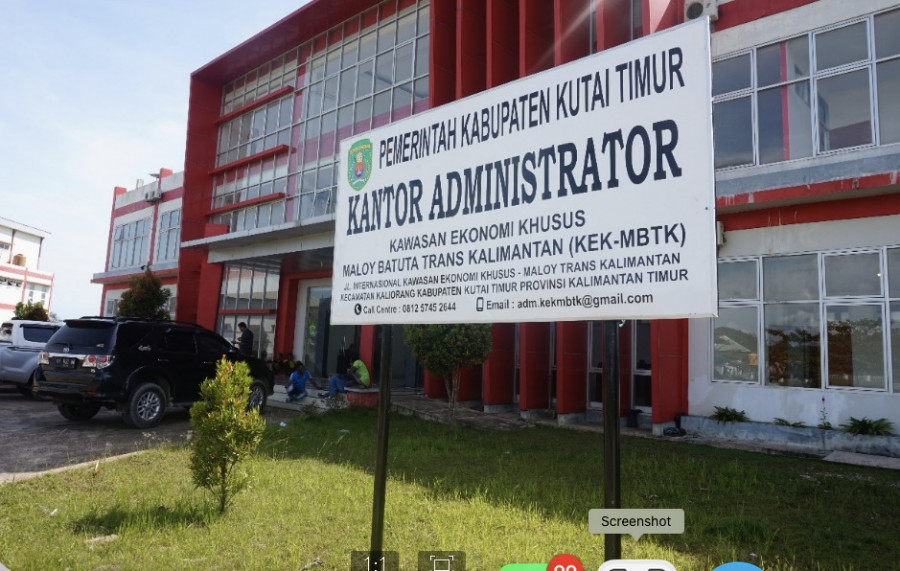 Kantor Administrator KEK MBTK di Kutai Timur (istimewa: Dok. Perusda MBS)