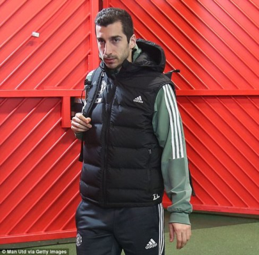 PALING DITUNGGU: Henrikh Mkhitaryan, belum membuat keputusan terkait kepindahan dari Manchester United ke Arsenal.