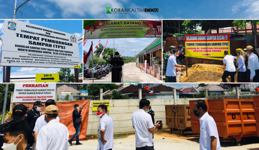 Peresmian TPS Baru sekaligus penutupan TPS yang lama (Foto : Muhammad Rizieq/Korankaltim.com)