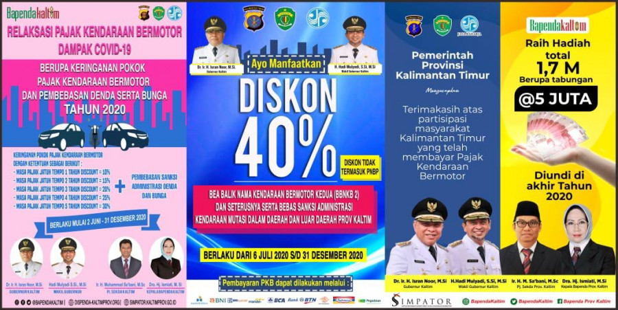 Program keringanan pajak dan gebyar pajak yang berakhir pada akhir bulan Desember 2020. ( Foto: dok/Bapenda Provinsi UPTD PPRD Wilayah Kubar)