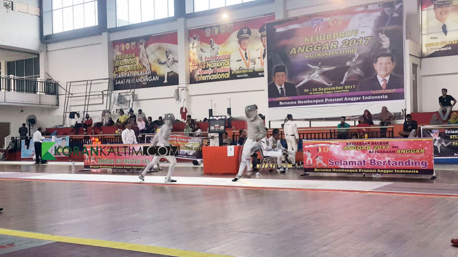 Cabang olahraga anggar salah satu cabor andalan Kaltim, yang akan turut menjalani tes kesehatan. (Foto: Nancy/korankaltim.com)