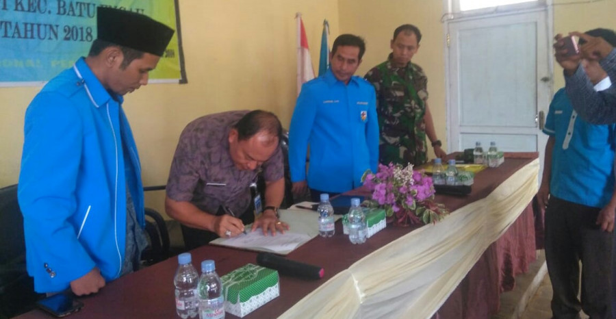 Penandatanganan berkas fakta integritas