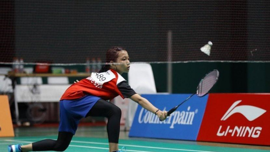 Keara saat mengikuti Audisi Umum PB Djarum di Kudus (ist)