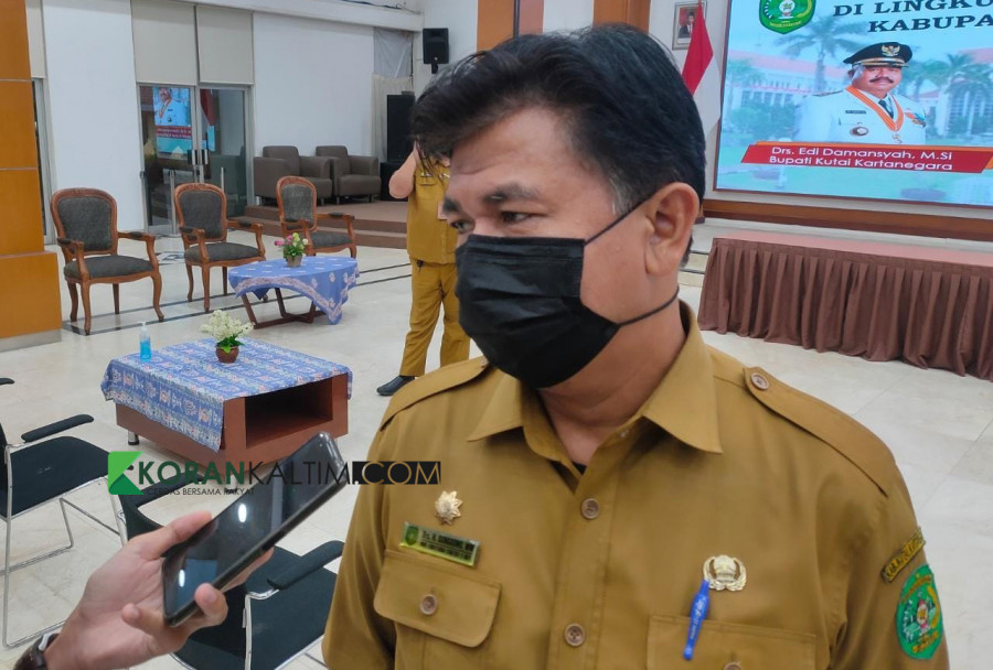 Sekretaris Daerah (Sekda) Kukar Sunggono. (Foto: Reza Fahlevi/Korankaltim.com)