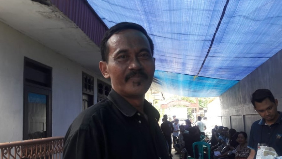 Ketua KPPS, TPS 47 Kelurahan Sidomulyo, Hadi.