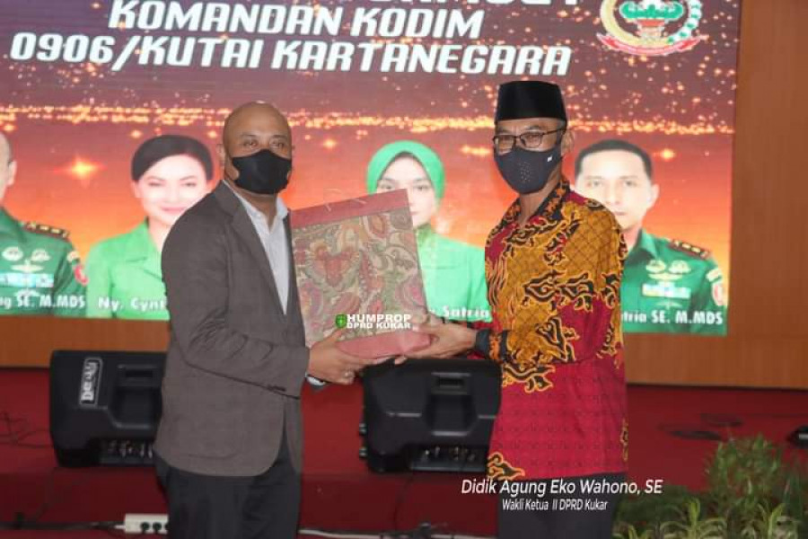 malam pisah sambut Dandim 0906/KKR (HumasDPRD.Dok)