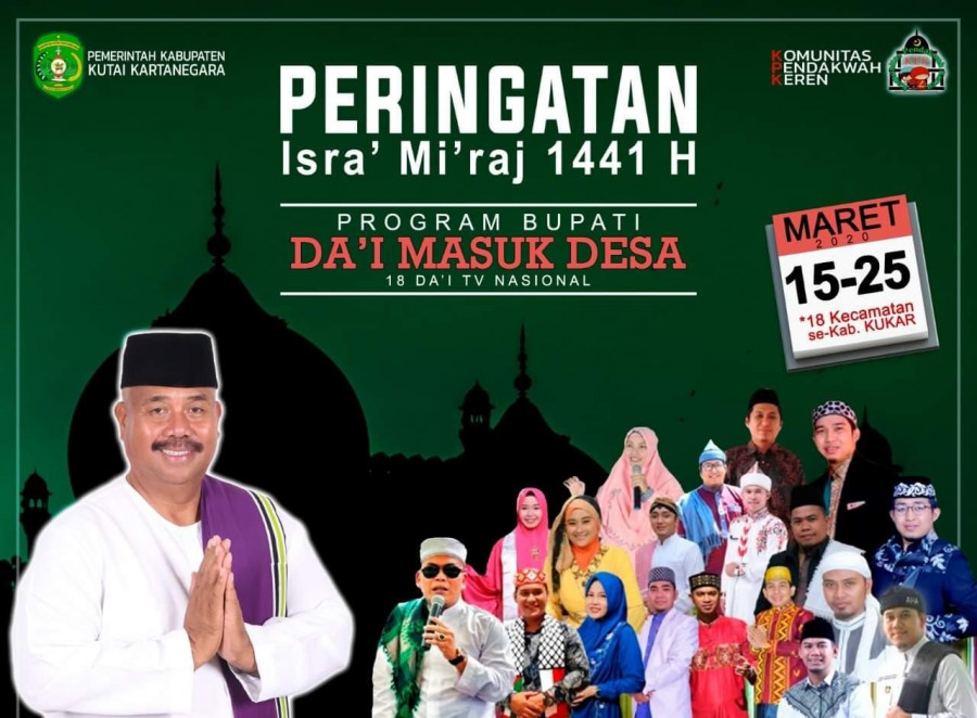 Peringati Isra Mikraj 1441 H, Pemkab Bakal Hadirkan Penceramah Kondang ke Kecamatan