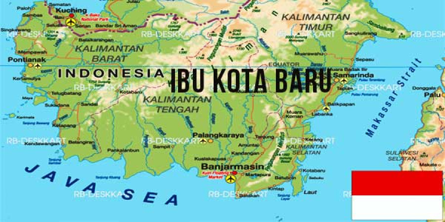 Peta Kalimantan - (Foto: Istimewa)