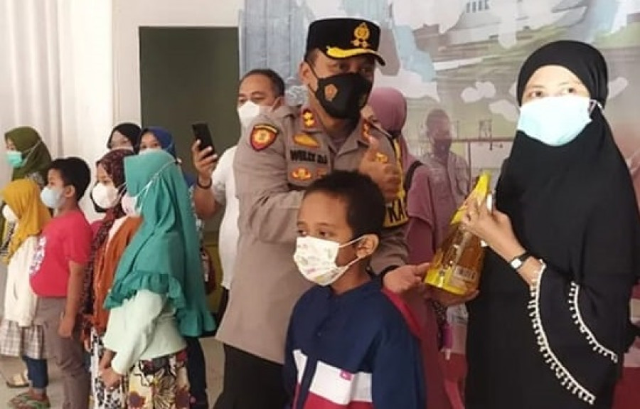 Vaksinasi anak usia 6-12 tahun dihadiahi minyak goreng (Foto: istimewa)
