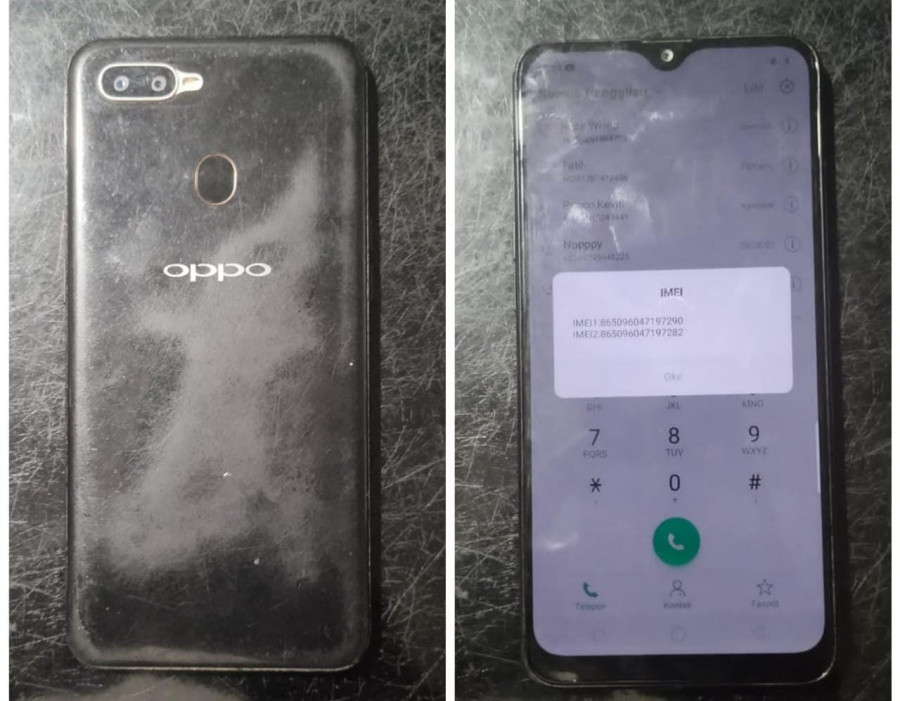 Dua pelaku pencurian handphone diringkus Tim Marabunta Polsek Samarinda Kota, sehari beraksi besok diamankan, dan telah beraksi di 33 TKP. (Foto:Istimewa)