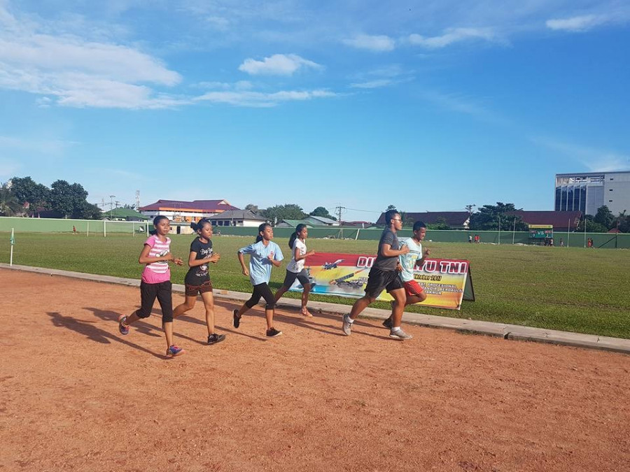 Atlet atletik Balikpapan, latihan keras namun batal berangkat ke Porprov di Berau bulan depan. (ist)