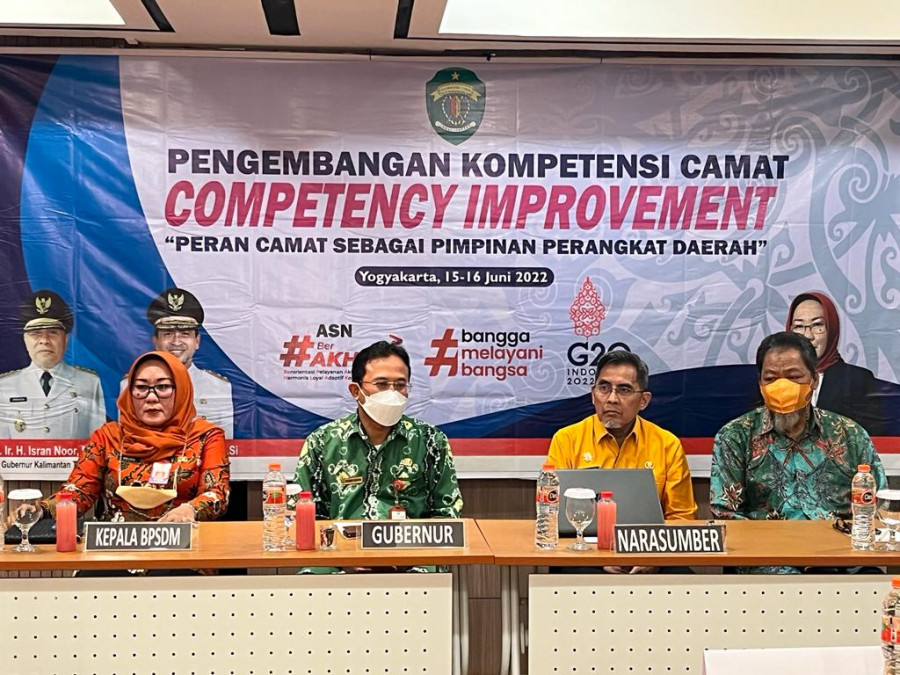BPSDM Tingkatkan Kompetensi Camat se-Kaltim