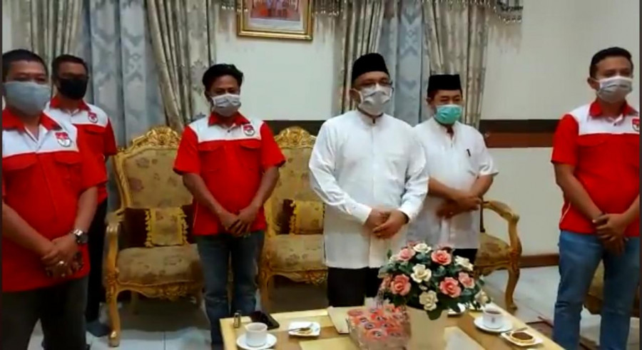 Rilis yang dilakukan oleh Bupati Berau. (Foto : Istimewa)