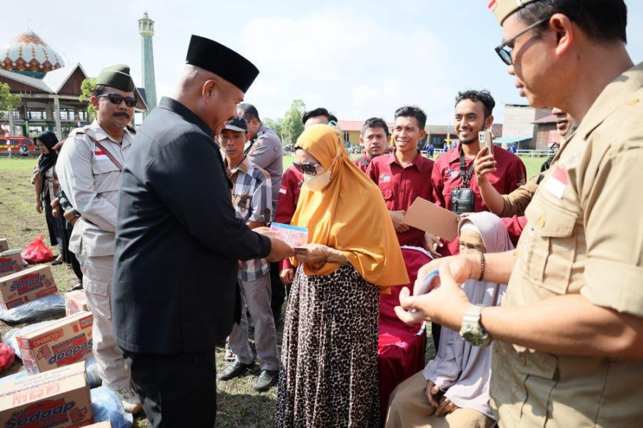 HPN 2023: Upacara Hari Pahlawan Nasional ke-78 di Muara Kaman dirangkai penyerahan bantuan.