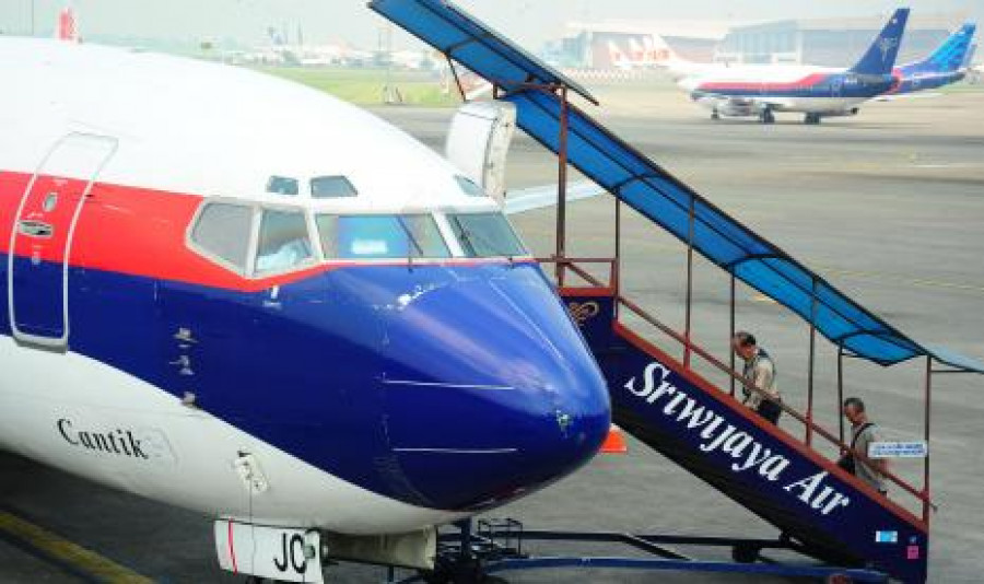 Pesawat Sriwijaya Air. (Foto : Jessica Wuysang/ANTARAFOTO )