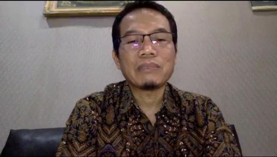 Juru Bicara Penanganan Covid-19 Kaltim Andi Muhammad Ishak, saat Press Realease melalui aplikasi Zoom, Sabtu (23/05/2020) petang.