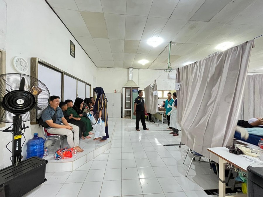 Kegiatan bakti sosial di SMAN 10 Samarinda Seberang. (Foto: Ayu/KoranKaltim.com)