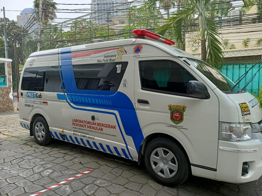 Contoh mobil PCR milik Pemkot Samarinda yang sudah dipesan oleh Pemprov Kaltim. ( Foto: Dinkes Samarinda)