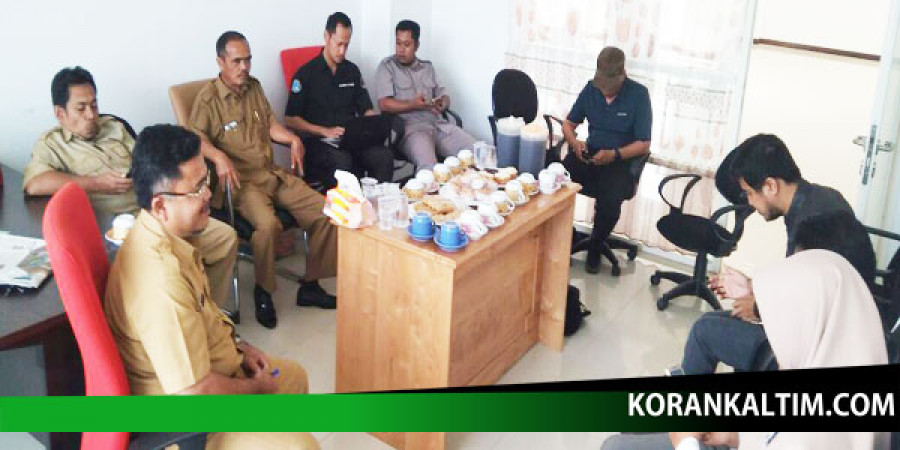 Coffee morning yang digelar Diskominfo Paser mengundang media