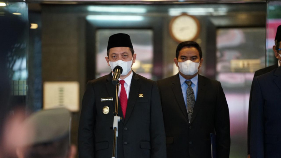 Wakil Gubernur Kaltim, Hadi Mulyadi saat menjadi Inspektur Upacara Hari Kesaktian Pancasila (Foto: Istimewa)