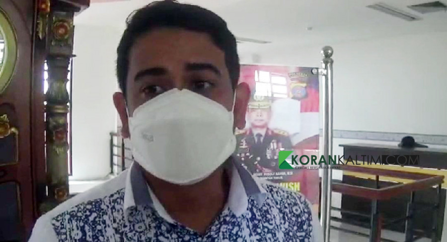 Kasat Reskrim Polresta Samarinda Kompol Andhika Darna Sena saat ditemui di Mako Polresta Samarinda Senin (24/5/2021) hari ini. (Foto: Nancy/korankaltim.com)