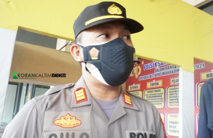 Kapolsek Samarinda Kota AKP Creato Sonitehe Gulo. (Foto: Nancy/korankaltim.com)