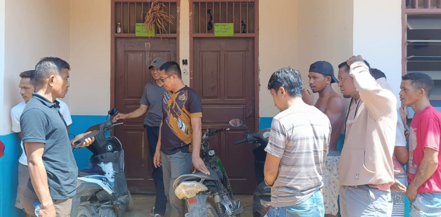 Sejumlah barang bukti yang telah diamankan di Mapolsek Muara Wahau (ist)