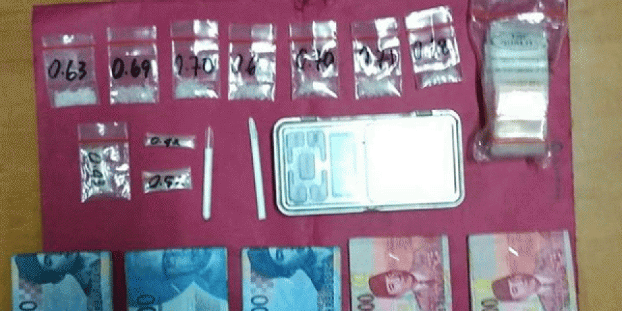 Barang bukti yang diamankan dari kediaman Udin, Jl Masjid Gang H Aspur, Kelurahan Rawa Makmur, Kecamatan Palaran. (IST)