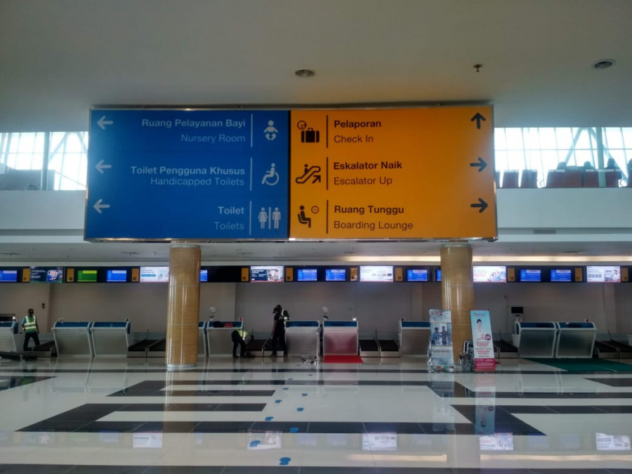 Terminal Check In di Bandara APT Pranoto Samarinda (permata/korankaltim.com)