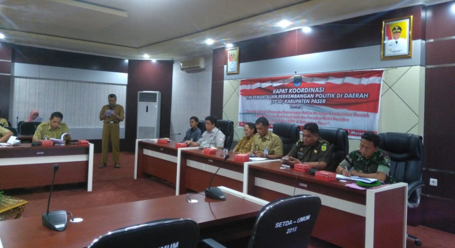 Pelaksanaan kegiatan Rapat Koordinasi TP3D Kabupaten Paser