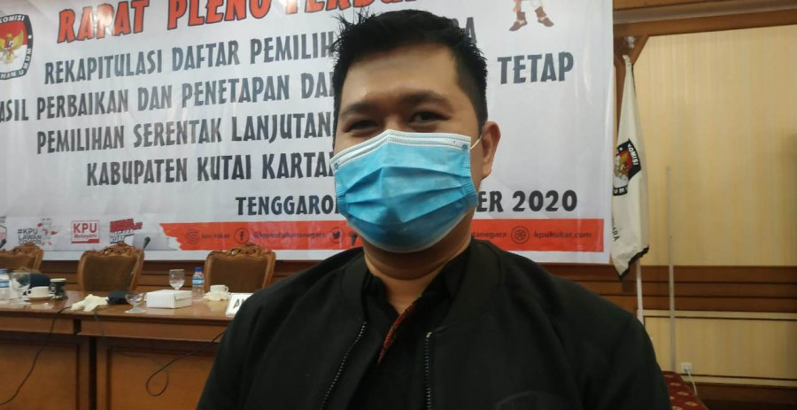 Erlyando Saputra,Ketua KPU Kukar. (Foto:sabri/KoranKaltim.com)