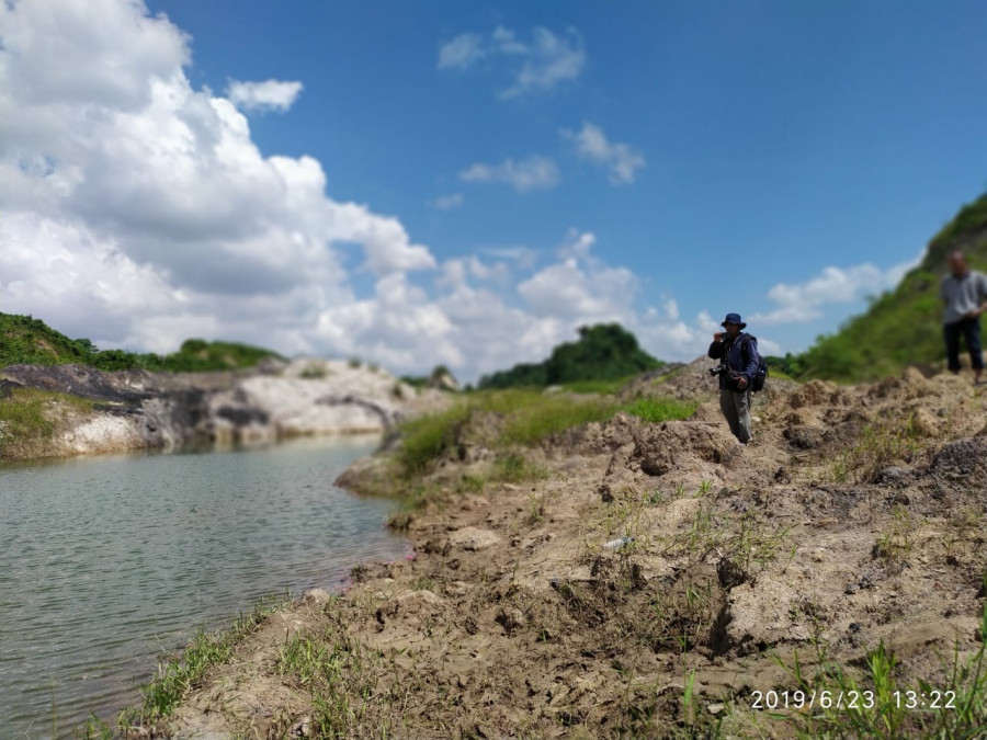 Lubang tambang tempat bocah tenggelam, yang masuk dalam konsesi PT Insani Bara Perkasa. (Foto: Nancy / korankaltim.com)