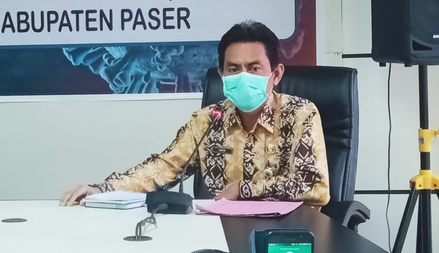 Juru Bicara percepatan penanganan COVID-19 Kabupaten Paser Amir Faisol. (Foto : Dwi Cahyo / Korankaltim.com)