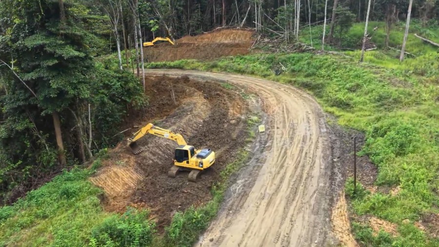 Peningkatan kualitas infrastruktur di koridor Tering hingga Long Bagun. (Istimewa)