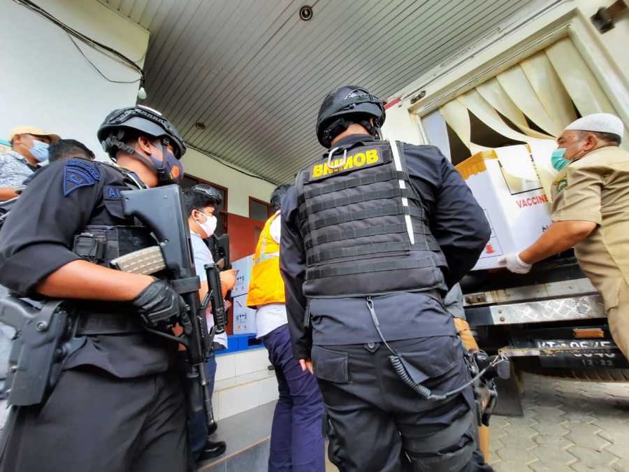 25.520 Vaksin Sinovac telah tiba di Gudang Dinkes Kaltim di Jalan Anggur (permata/korankaltimcom)