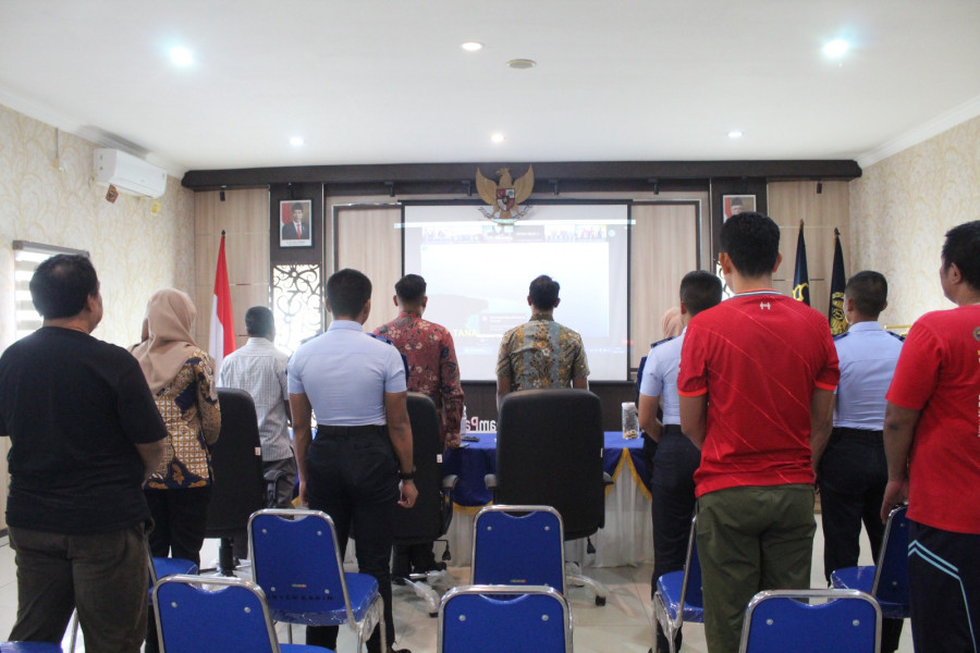 Kepala Kantor Imigrasi Samarinda Ikuti Pembukaan Rangkaian HDKD ke-78 Tahun Secara Virtual