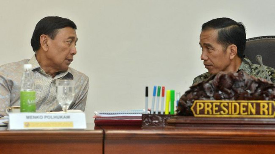 Komnas HAM minta Jokowi evaluasi Wiranto. (ANTARA FOTO/Yudhi Mahatma)