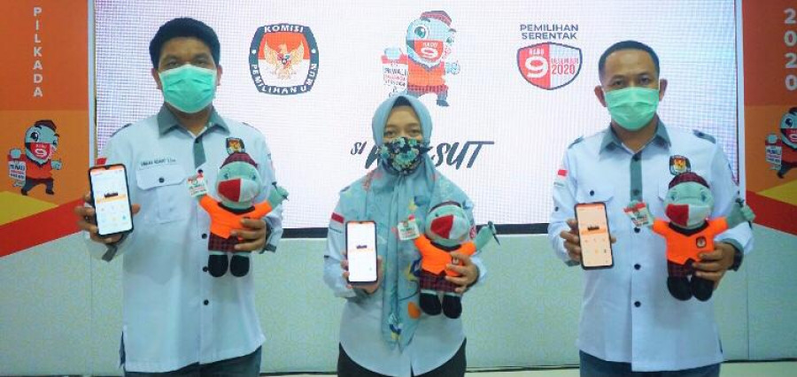 KPU Samarinda Launching Aplikasi Siwaksut untuk memudahkan dalam menyajikan segala informasi pada Pilkada Samarinda tahun 2020 (Foto: KPU Samarinda)