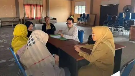 Verifikasi yang dilakukan Dinsos PPU di Waru untuk penyandang disabilitas. (dokdinsosppu)