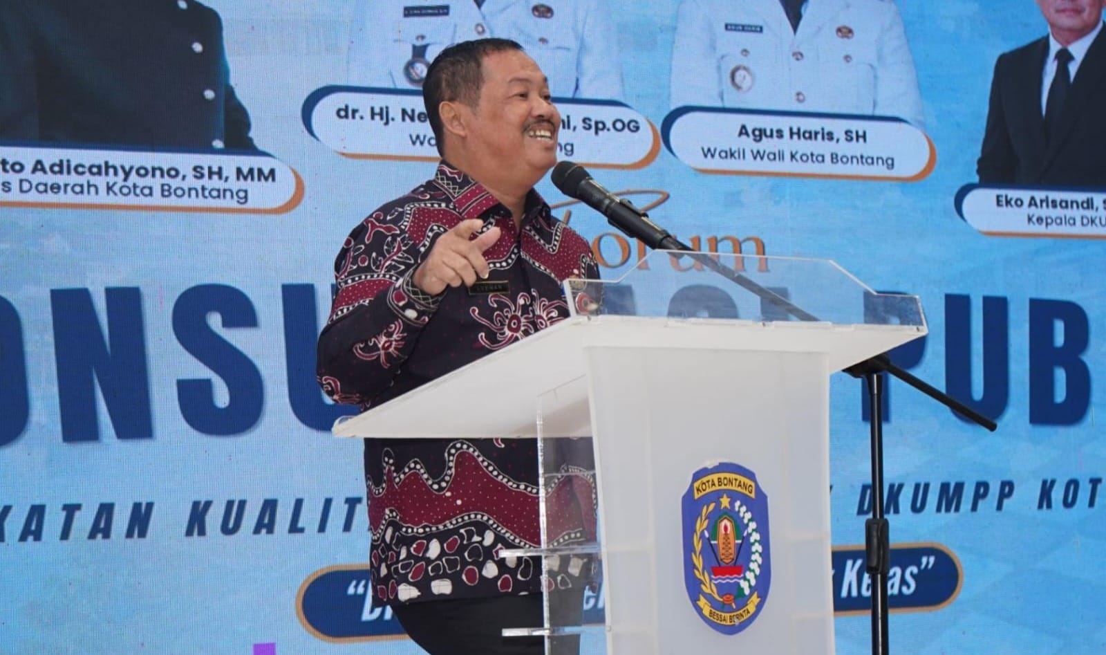 Staf Ahli Bidang Pembangunan Kemasyarakatan dan Sumber Daya Manusia, Lukman. (Foto: Lutfi Aziz/Pusaranmedia.com)