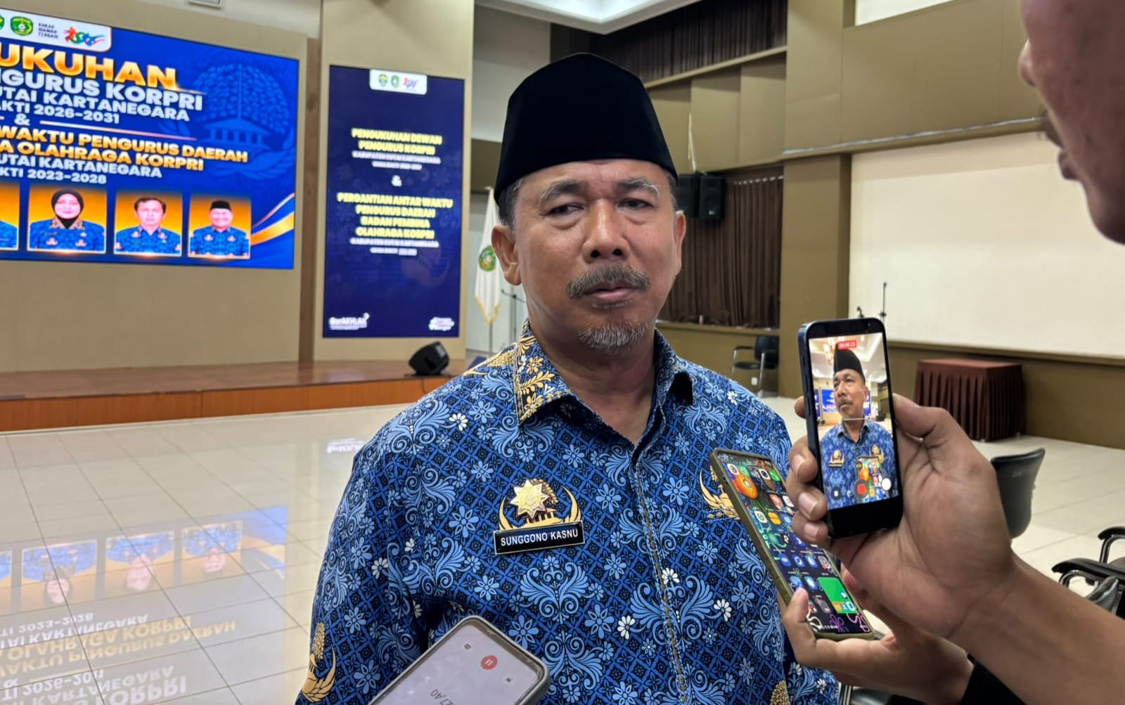 Sekda Kukar, Sunggono. (Foto: Aswin/Pusaranmedia.com)