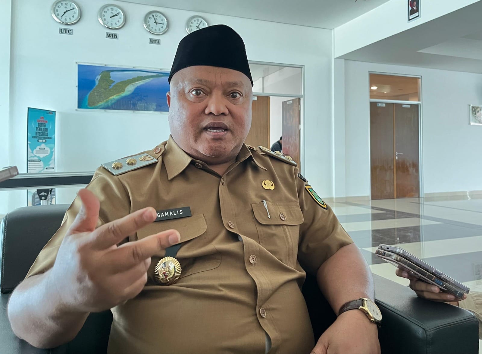 Wakil Bupati Berau, Gamalis. (Foto: Nur Hidayah/Pusaranmedia.com)