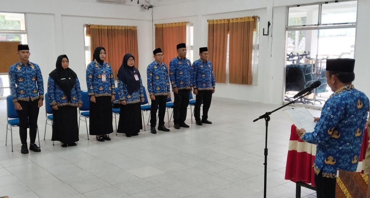 Pengambilan sumpah jabatan tiga pejabat eselon II di lingkungan Pemkab Nunukan oleh Wakil Bupati Nunukan Hermanus. (Foto: Diansyah/pusaranmedia.com)