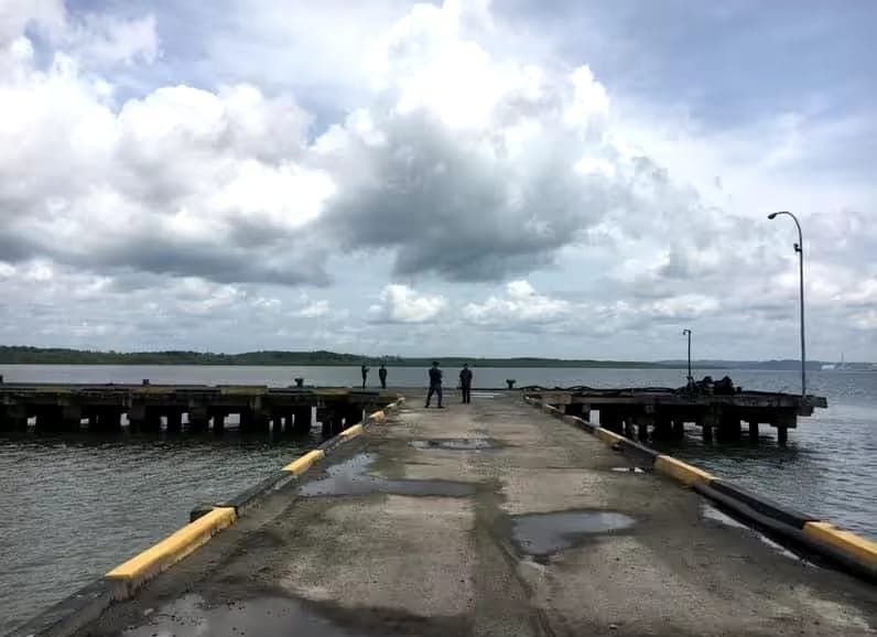 Pelabuhan Benuo Taka di Kelurahan Buluminung, Kecamatan Penajam, PPU. (Foto: Adi Kade/Pusaranmedia.com)