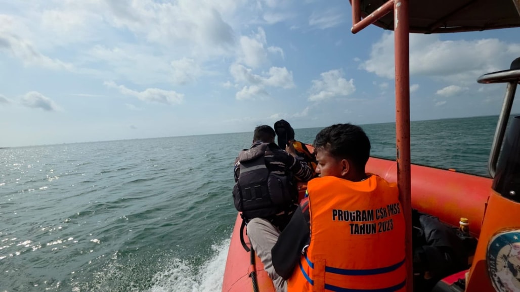 Tim SAR Gabungan saat melakukan proses pencarian (Dok: Basarnas)